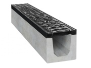 Betonový žlab s litinovou mříží Gutta C250