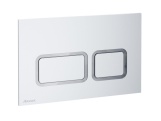 Ravak WC tlačítko Twin, satin