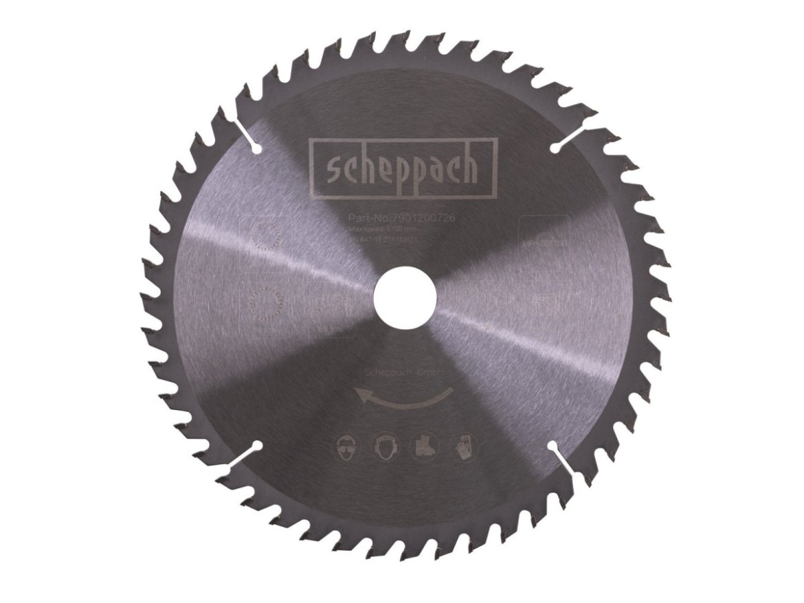 Scheppach pilový kotouč univerzální (dřevo, plasty, hliník, měď), TCT pr. 254/30/2,8, 48 zubů