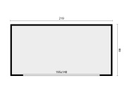 Přístřešek na popelnice Tuindeco Linna