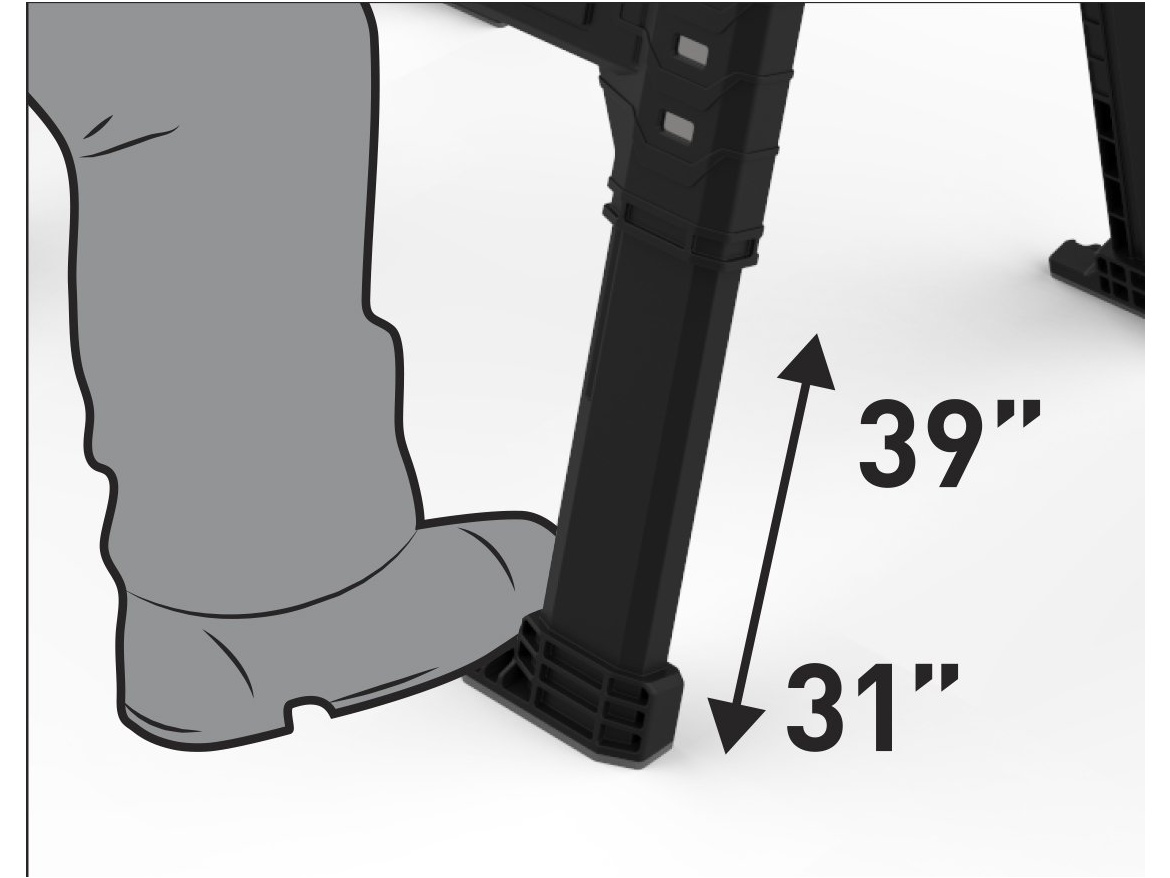 Keter Koza  ROC Pro Gear Lumber Jack Sawhorse