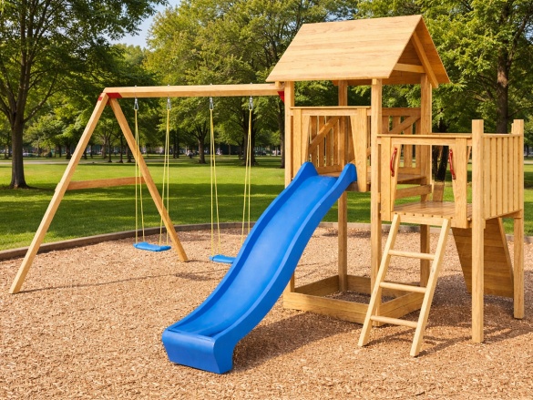 Gyermekeknek játszótér a kertben Česká Manufaktura Matýsek