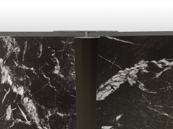 Kronospan Rocko hliníkový T profil