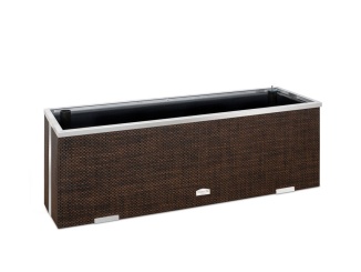 Příslušenství pro Balkonová zástěna Scobax Balcony 300 cm x 90 cm, černá / hnědá