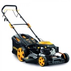 Multifunkční travní sekačka 4 v 1 s benzinovým motorem a pojezdem Riwall PRO RPM 5135