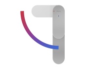 Ravak EL 014.61RGB Umyvadlová stojánková baterie BeCool 220 mm bez výpusti, růžové zlato kartáčované