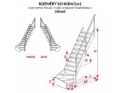 Schodiště schody Oman Turn