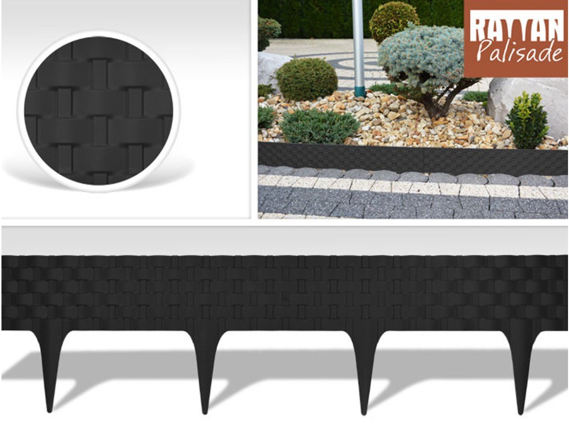 Záhradná palisáda Gardenplast Rattanpalisade