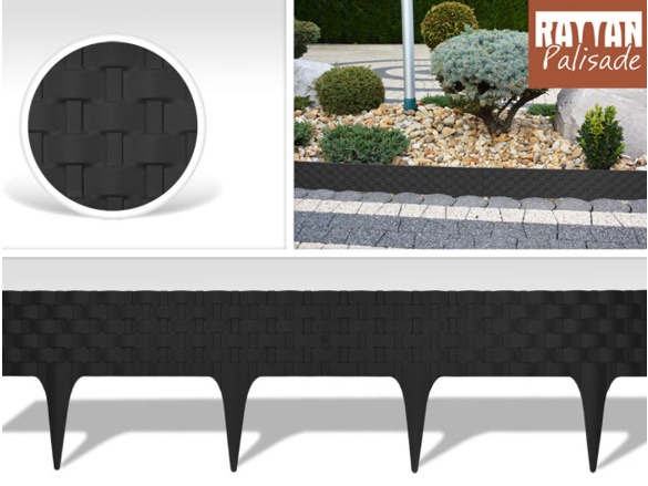 Zahradní palisáda Gardenplast Rattanpalisade
