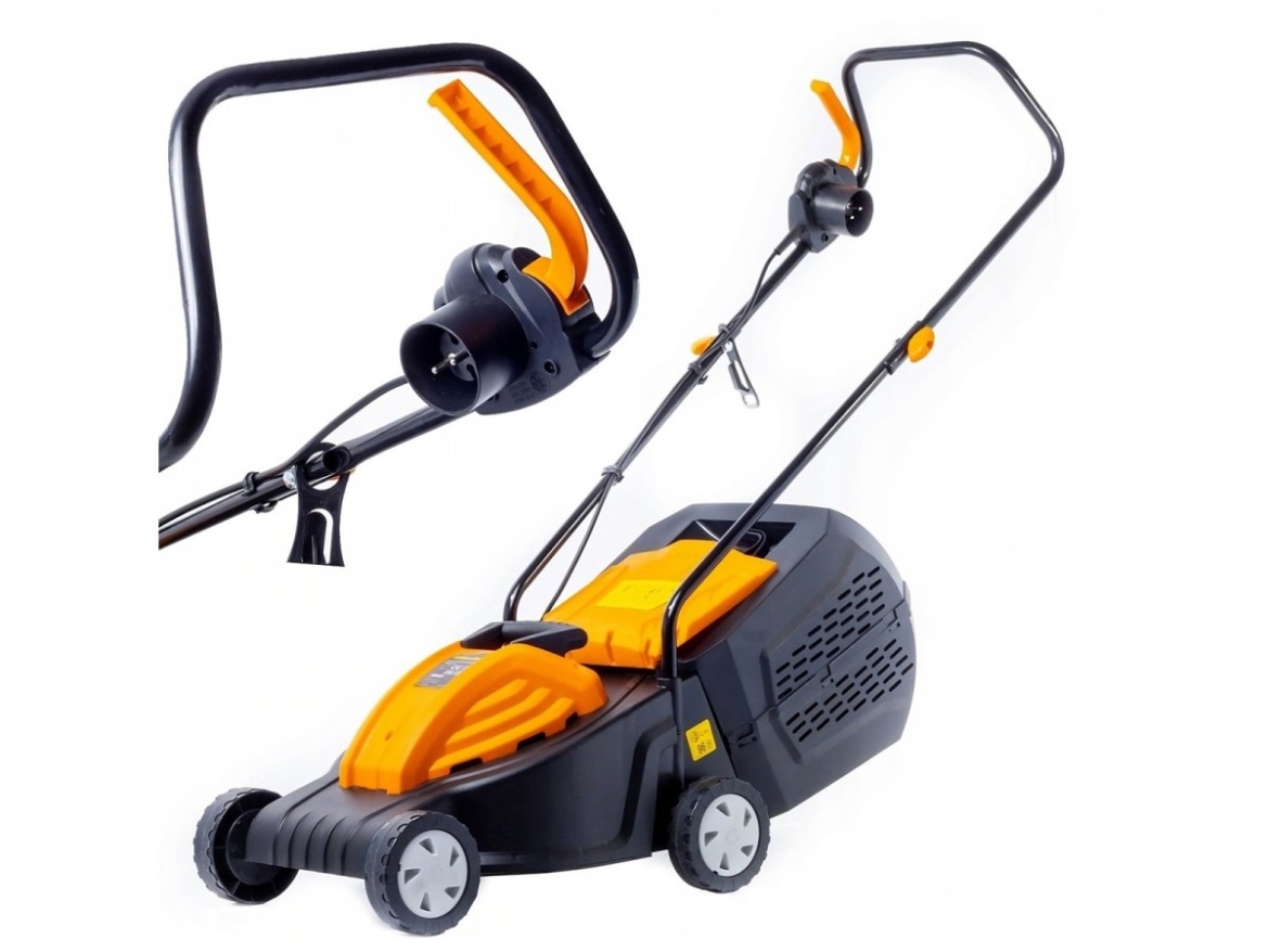 Elektrická travní sekačka s indukčním motorem 2 v 1 Riwall PRO REM 3210i