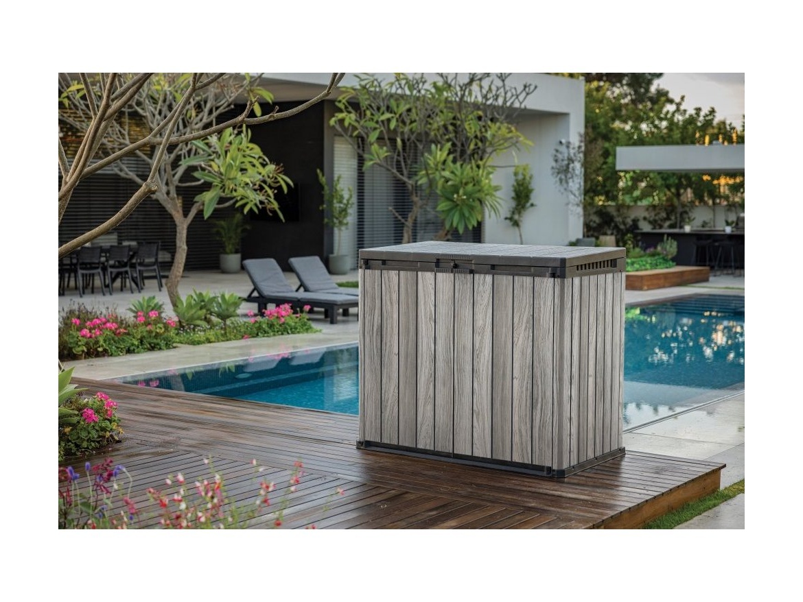 Keter Zahradní úložná skříň Keter DECO SIO DARWIN 1 150 L - storm grey / šedá