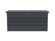 G21 Zahradní box  Denver 280 L, antracitový plechový