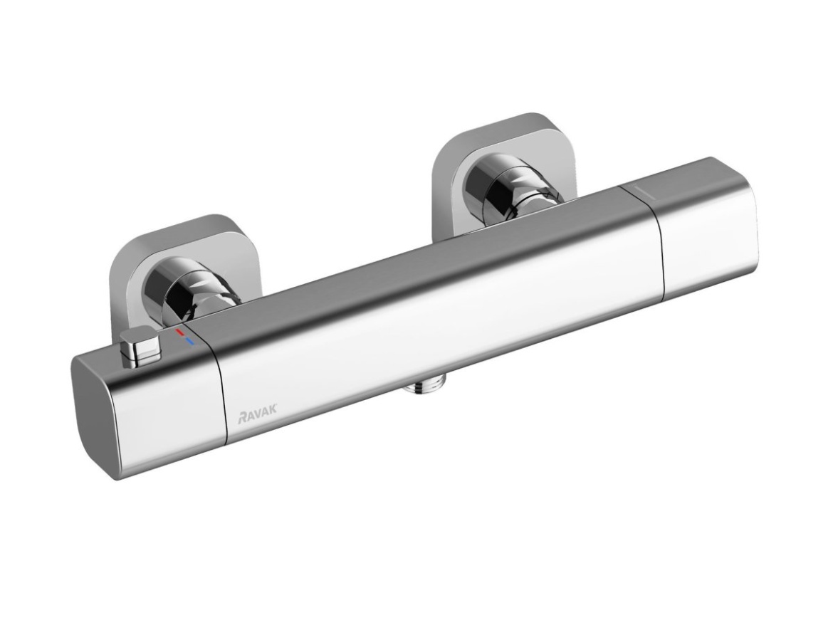 Ravak TD F 033.00CR Termostatická sprchová nástenná batéria bez sprchového setu, chróm