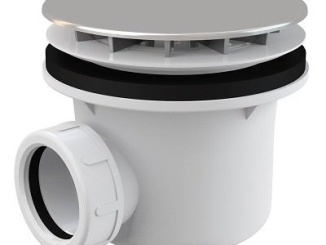 Sanitární instalace –  Alcadrain Vaničkový sifon A49CR 90, odpad 40 mm, chrom,  A49CR