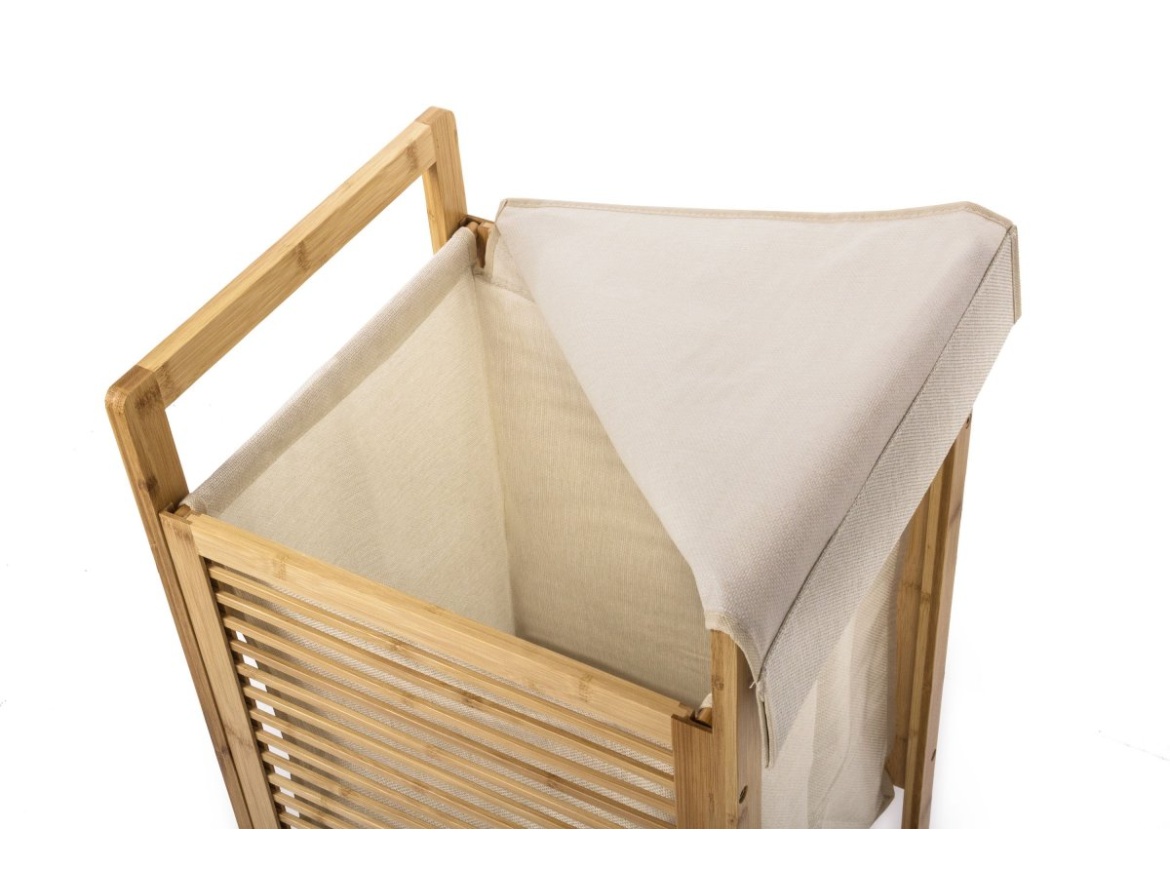 G21 Koš na prádlo  55 l, bambusový