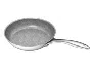 G21 Pánev  Gourmet Miracle 28 cm s poklicí, nerez/greblon