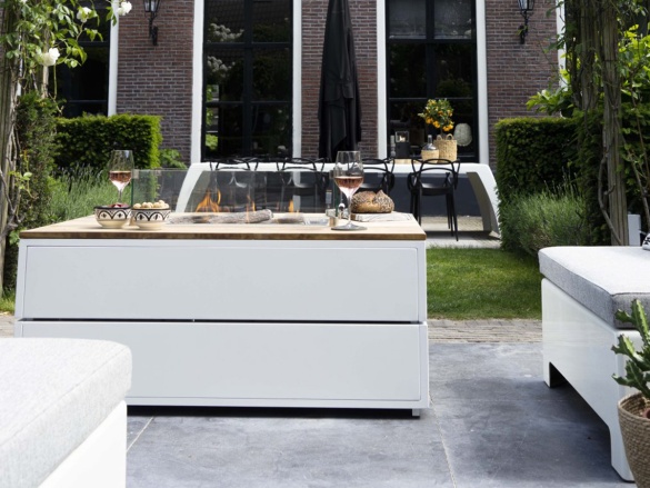 Stůl s plynovým ohništěm COSI Cosipure 100