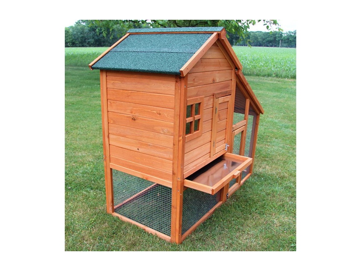 Scobax Dřevěná králíkárna nebo kurník ALBERTA, 1402x660x1200mm
