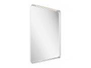 Ravak Zrcadlo Strip 50x70 cm s osvětlením, černá