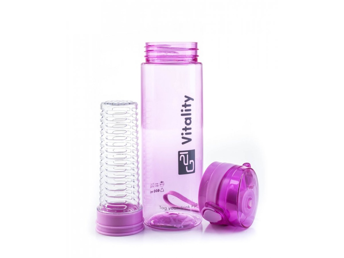 G21 Láhev  na smoothie/juice, 600 ml, fialová