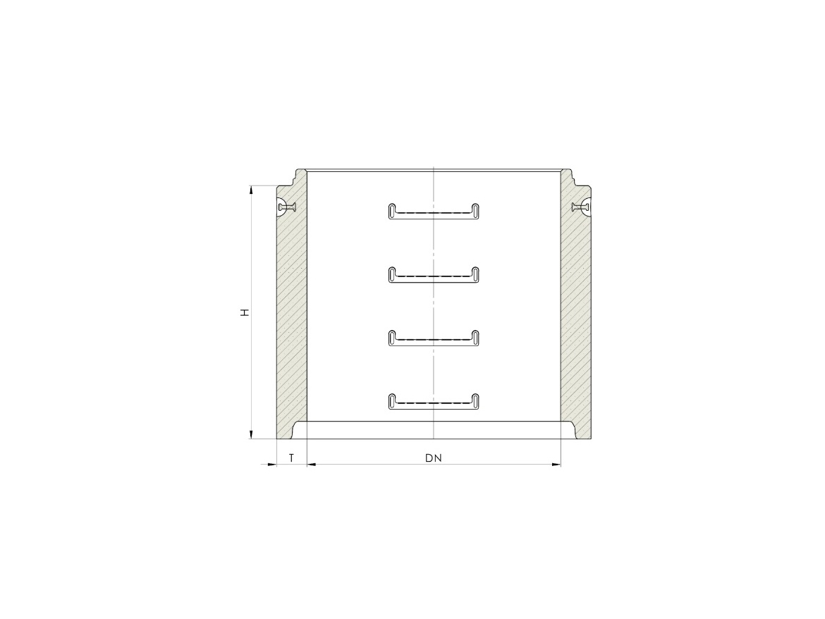 Šachtová skruž Tiba DN 1000