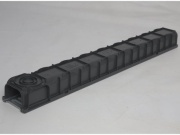 Covernit Plastový odtokový žlab A15 s pozinkovanou mříží (set 3 ks)