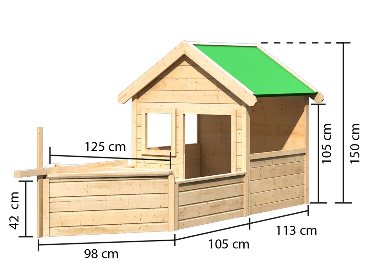 Pirátský domek Karibu Jack