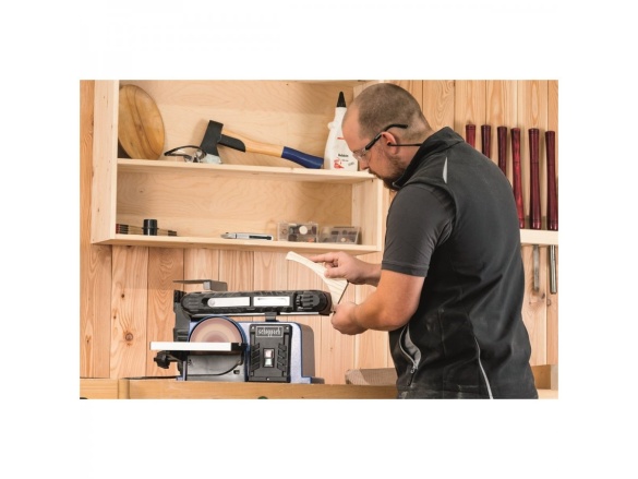 Multifunkční pásová a čelní bruska Scheppach BTS 900