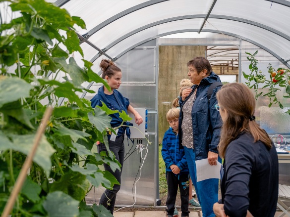 Autonóm üvegházunk egy hortibotanikus napon