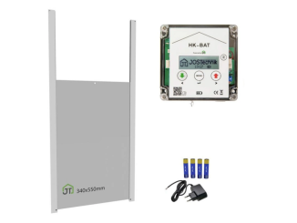 Drůběž –  Scobax Komplet automatického otevírání a zavírání kurníku JOSTechnik HK-Bat 34x55 D