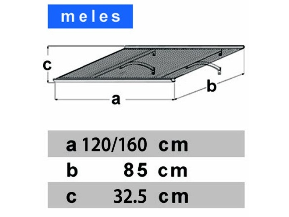 Vchodová strieška LANITPLAST MELES hnedá Lanit Plast Meles