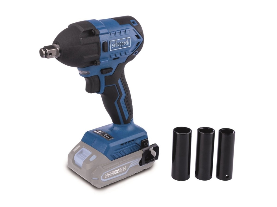 Aku 20 V IXES rázový utahovák (bez baterie a nabíječky) Scheppach BC-IW350-X