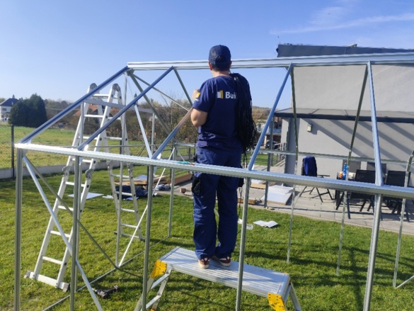 Profesionální montáže skleníků na klíč