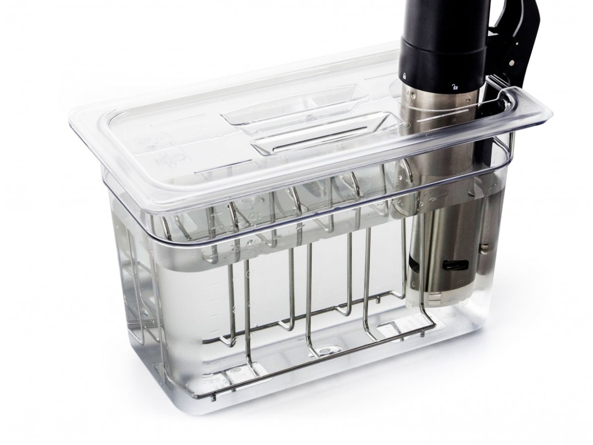 G21 Příslušenství  stojan do Sous Vide kontejneru, držák sáčků