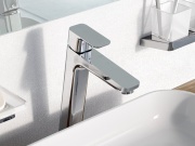 Ravak TD F 015.20BLM Umývadlová batéria 334 mm bez odtokovej armatúry, čierna matná