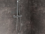 Ravak TD F 098.00CR Sprchový stĺp netermostatický, posuvný, so sprchovým setom, chróm