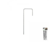 Bradas Kovový kolík tvaru "J" k upevnění netkané textilie 3 cm / 15 cm - 20 ks