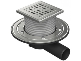 Technická sanita –  Chuděj PVBU 50 (univerzální) 125 x 125 mm, plast, Gate, K3, ano