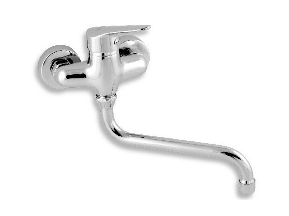 Novaservis Umyvadlová/dřezová baterie Titania Iris 100 mm, chrom, nástěnná,  94474/T,0