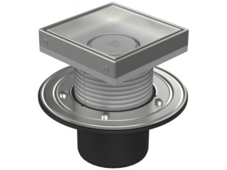 Technická sanita –  Chuděj PVSU 110 (univerzální) 150 x 150 mm, oceľ, Ceramics, K3, ano