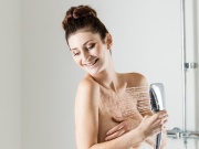 Ravak TE 092.20BLM Sprchový stĺp vaňový s termostatickou batériou, posuvný, so sprchovým setom, čierna matná