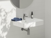 Ravak Umývadlo Ellen 60, s otvorom pre batériu, s prepadom, biela