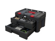 Box Keter Stack’N’Roll se dvěma zásuvkami