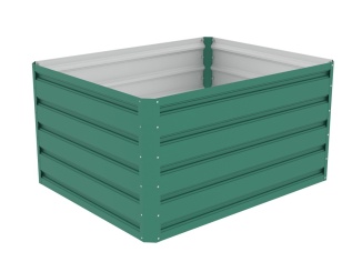 Záhony –  G21 Vyvýšený záhon  Daisy 100 x 80 x 52 cm, plechový, zelený