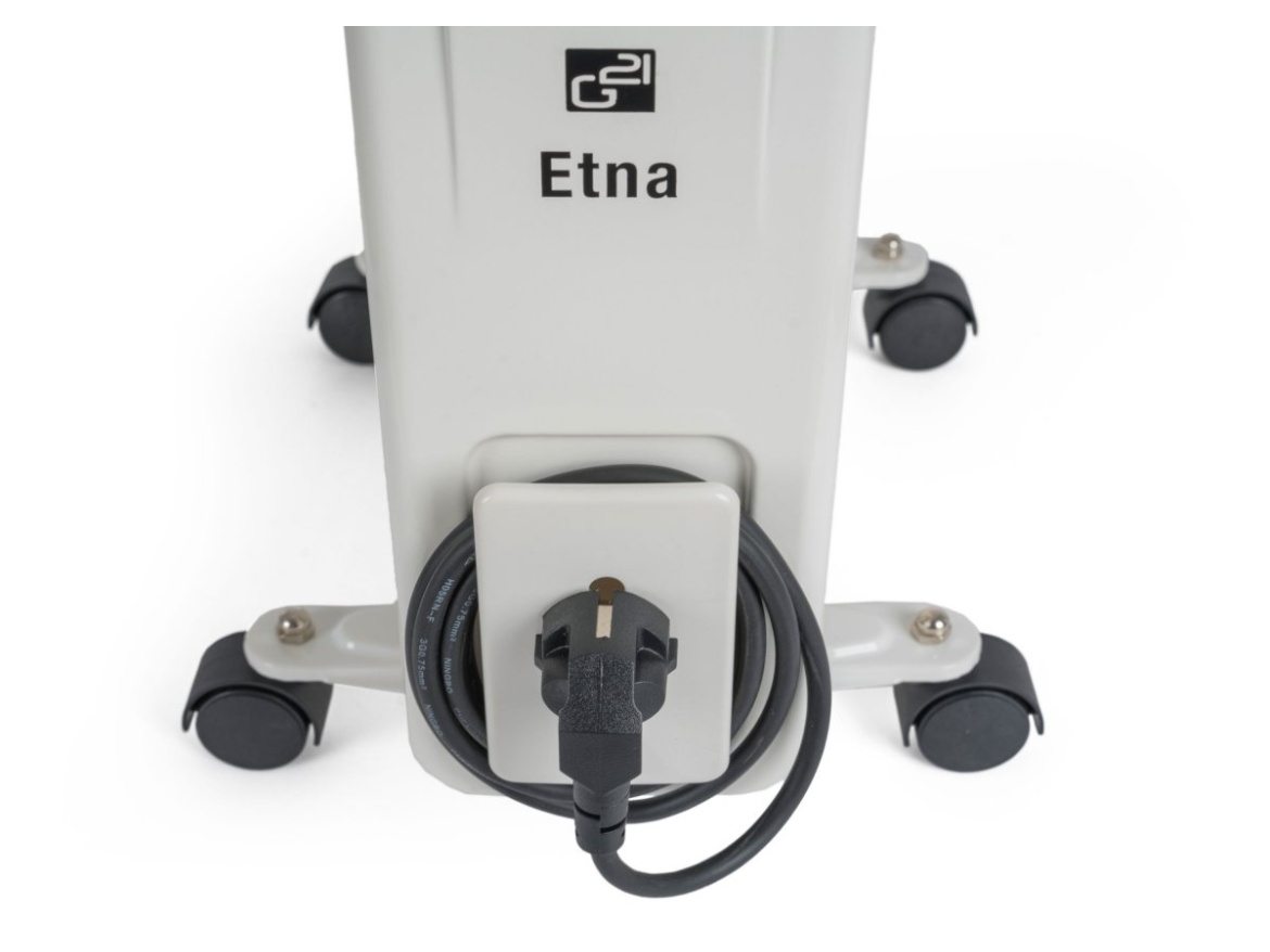 G21 Olejový radiátor  Etna bílý, 9 žeber, 2000 W