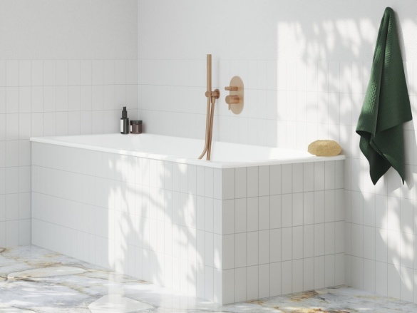 Ravak ES 061.10WV.O2 Podomítková baterie 2-cestná s tělesem, White Velvet