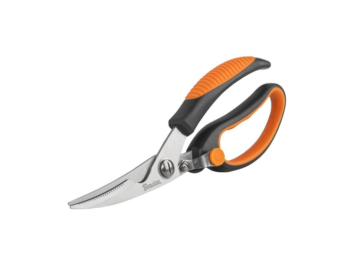 Bradas Kuchyňské a kempingové nůžky 225 mm – s čepelí z nerezové oceli a aretací