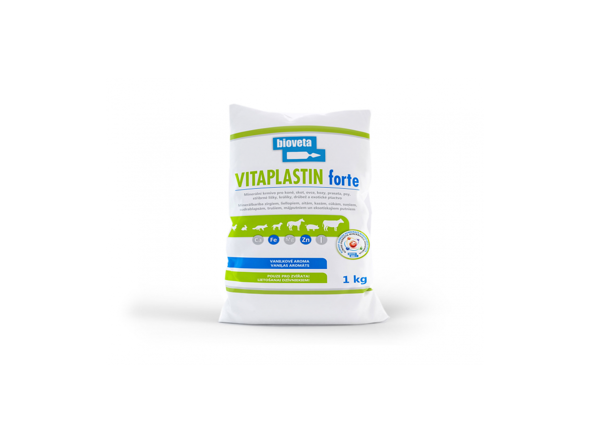 Scobax VITAPLASTIN FORTE 1 KG DOPLŇKOVÉ MINERÁLNÍ KRMIVO