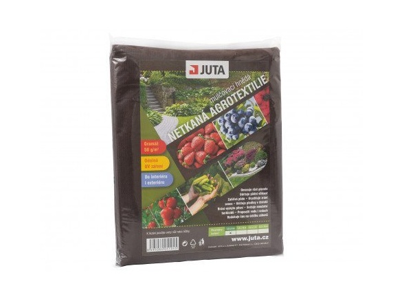 Netkaná mulčovací textilie  50 g/m² Juta Netkaná mulčovací textilie  50 g/m²
