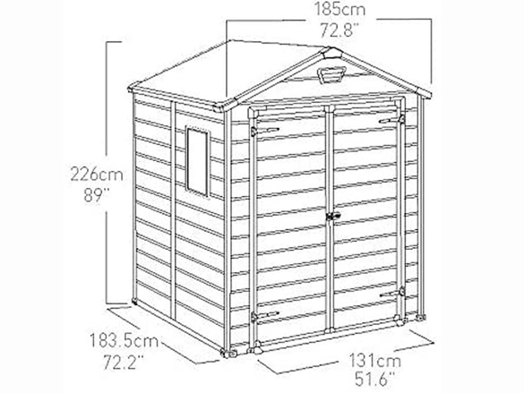 Plastový zahradní domek Keter Manor Penthouse